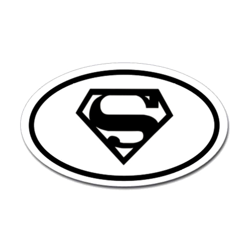 Superman Oval Sticker