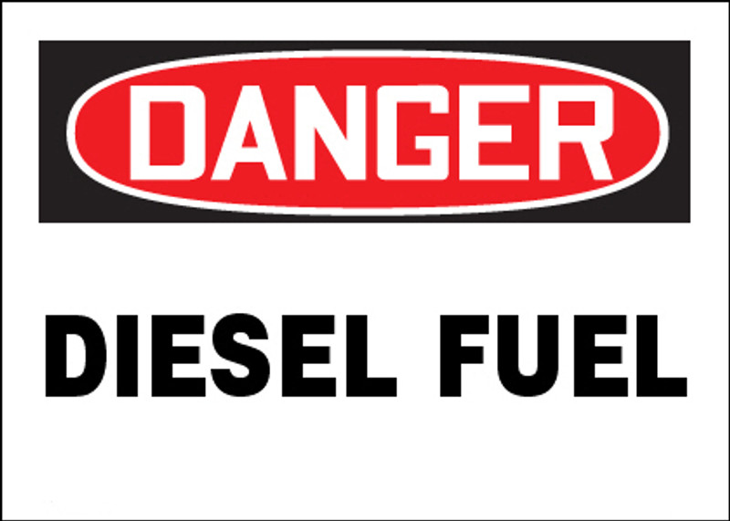 Danger Diesel Fuel