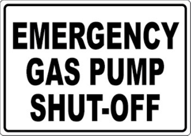 Emergency Gas Pump ShutOff