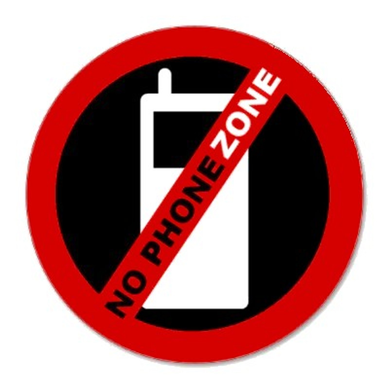 No Phone Zone (Circular)