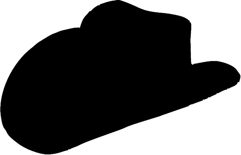 Cowboy Hat Decal