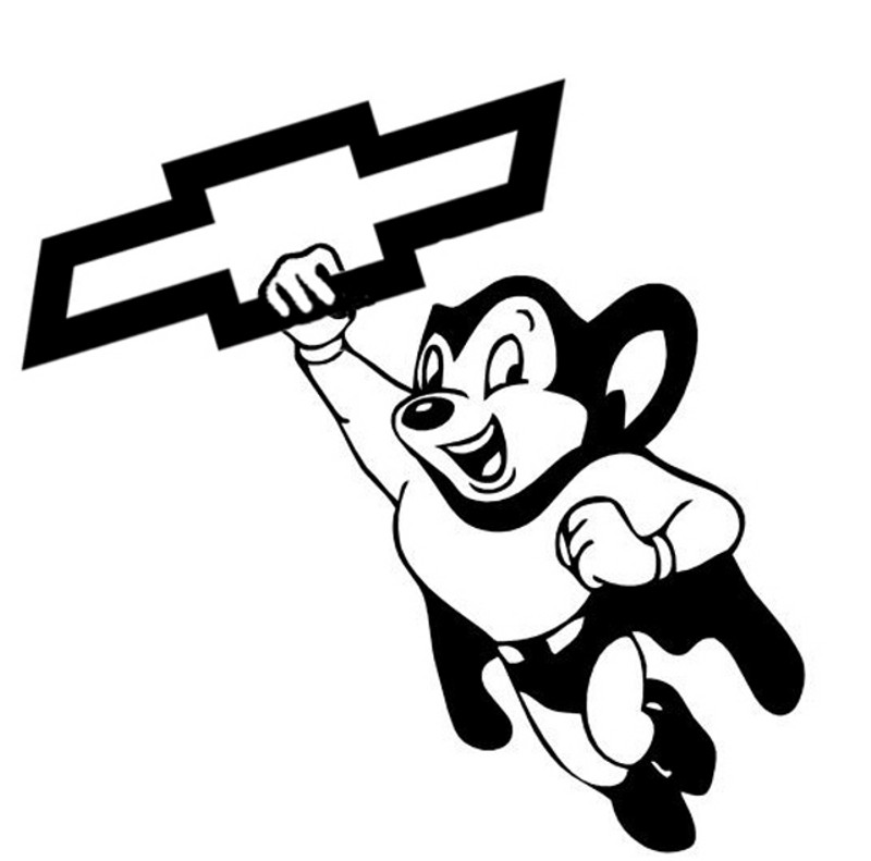 Chevy Mighty Mouse Decal