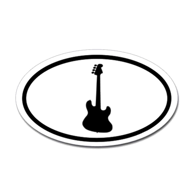 Music Oval Sticker