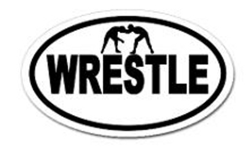 Wrestle  -  Bumper Sticker