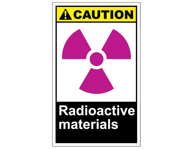 ANSI Caution Radioactive Materials