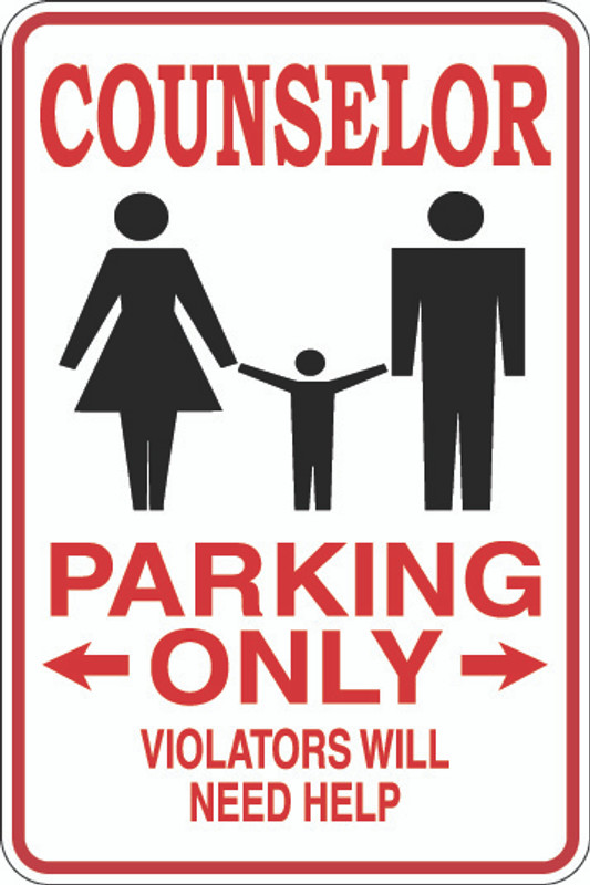 Counselor Parking Only