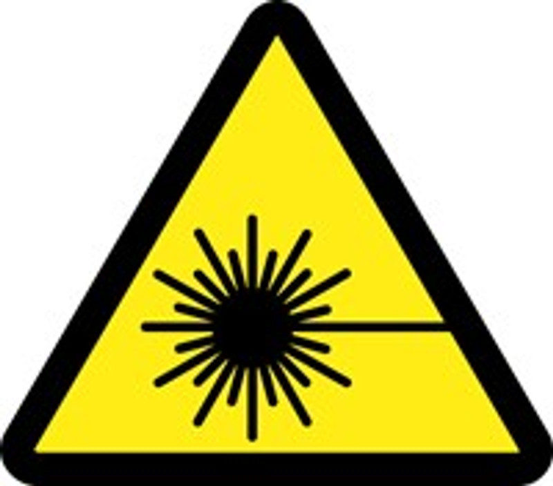 Laser Hazard (ISO Triangle Hazard Symbol)