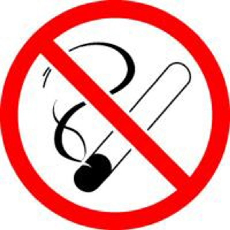 No Smoking (ISO Prohibition Symbol)