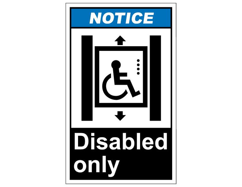 ANSI Notice Disabled Only