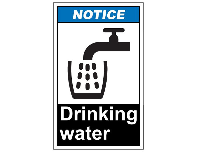 ANSI Notice Drinking Water