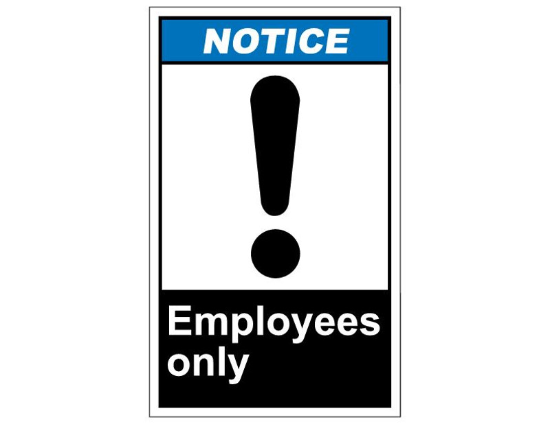 ANSI Notice Employees Only