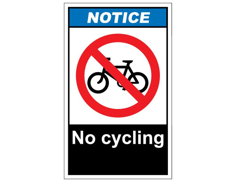 ANSI Notice No Cycling