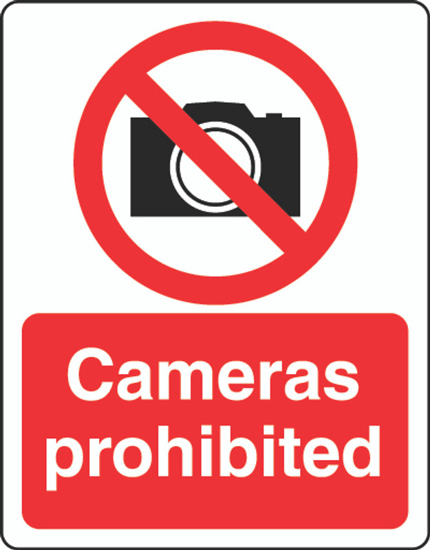 Cameras Prohibited