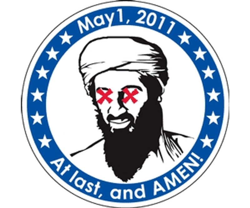 Osama Bin Laden Mission Accomplished Sticker