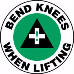 Bend Knees When Lifting