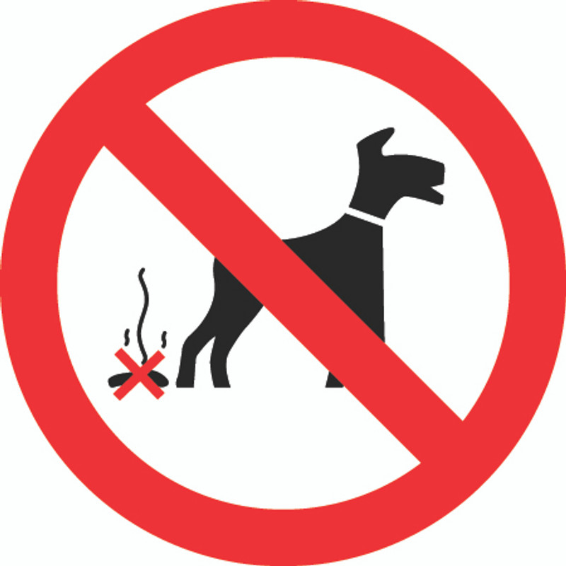 No Fouling (ISO Prohibition Symbol)