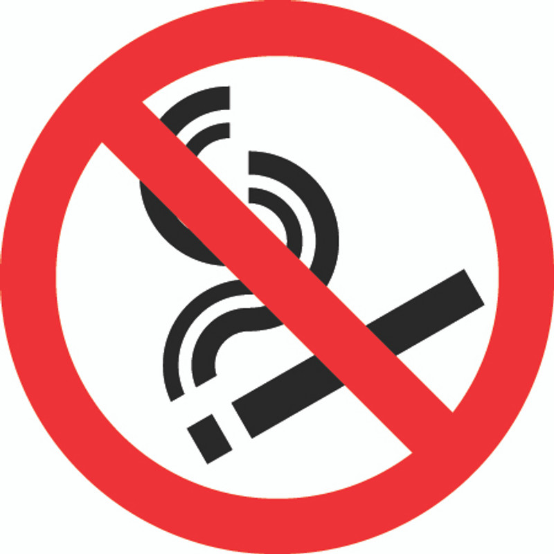 No Smoking (ISO Prohibition Symbol)