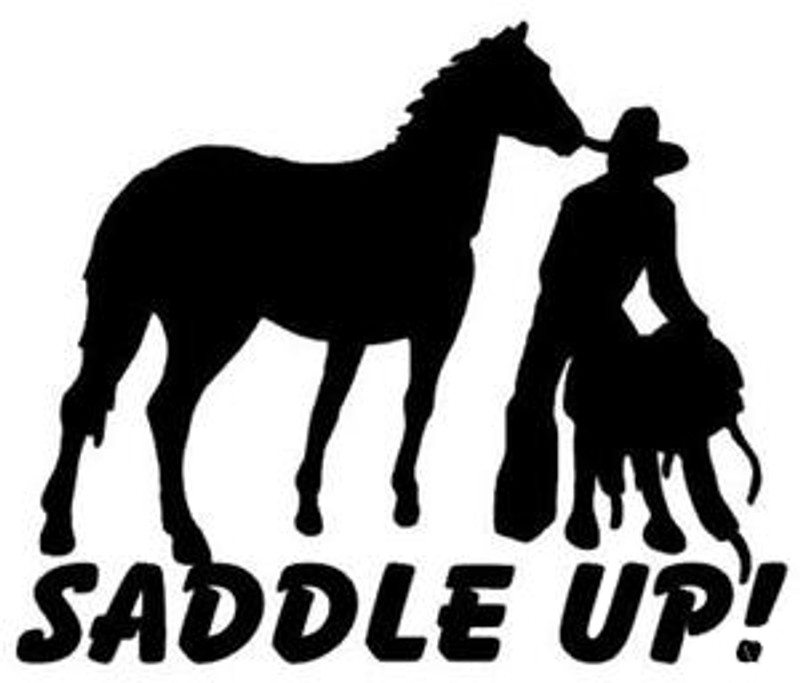 Saddle Up Decal