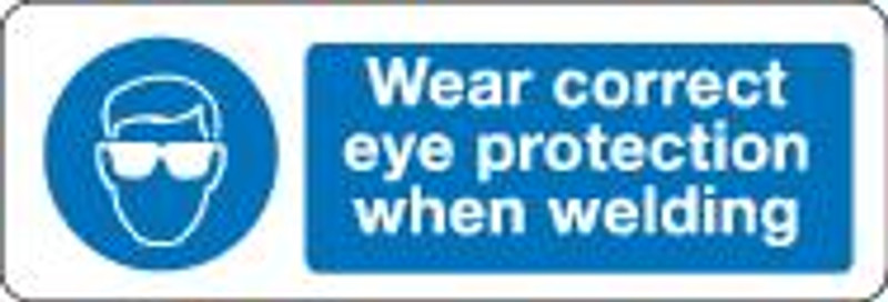 Wear Correct Eye Protection When Welding
