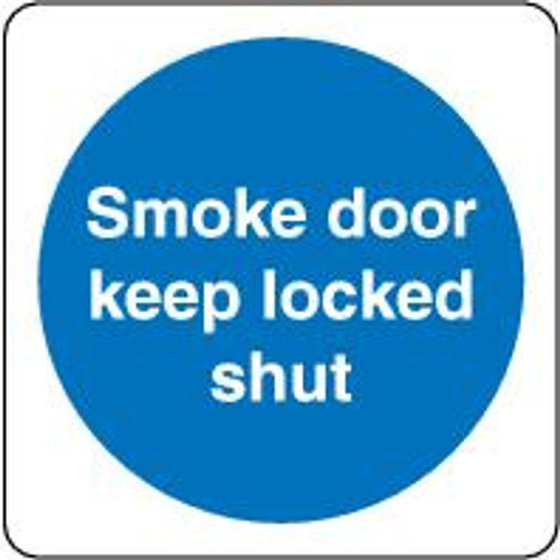 Smoke Door Keep Locked Shut