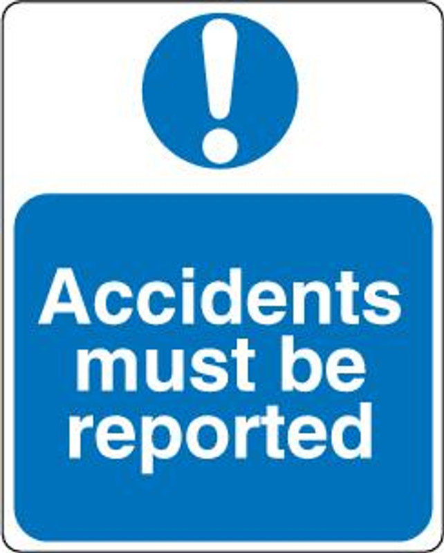 Accidents Must Be Reported