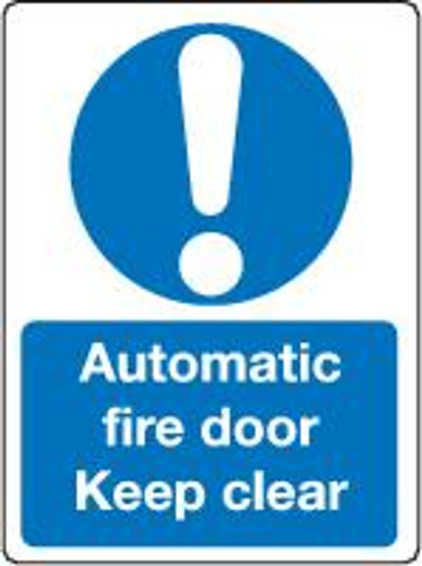 Automatic Fire Door Keep Clear