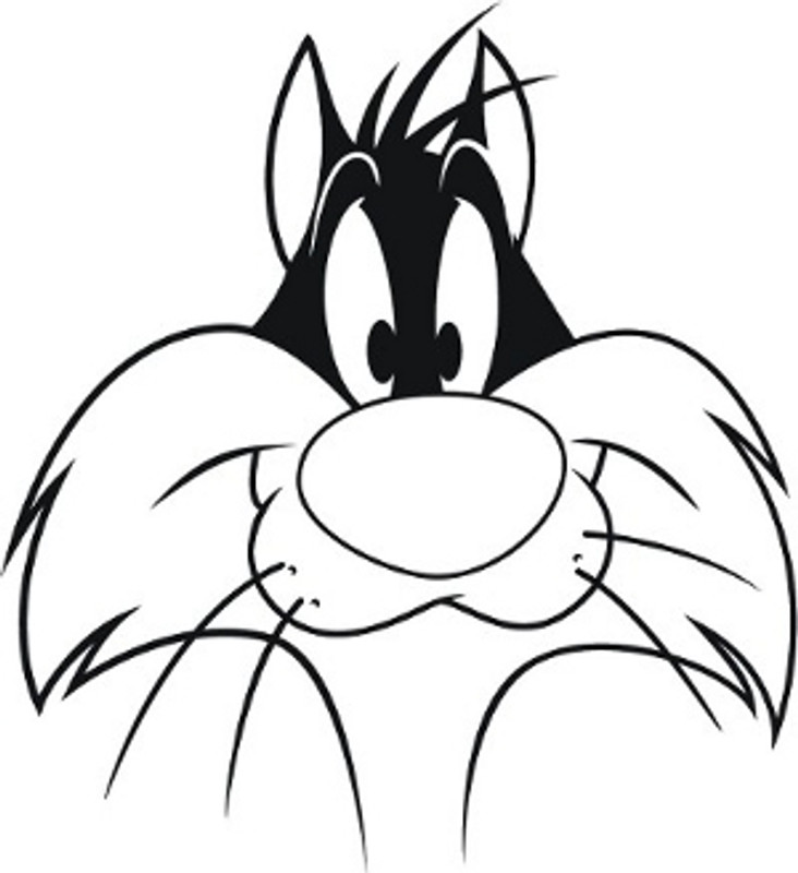 Sylvester Cartoon Decal