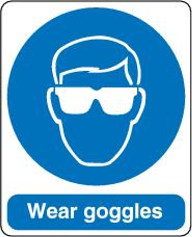 Wear Goggles