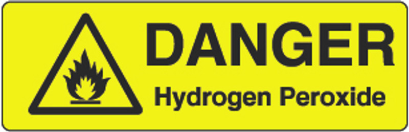 Danger Hydrogen Peroxide Marker