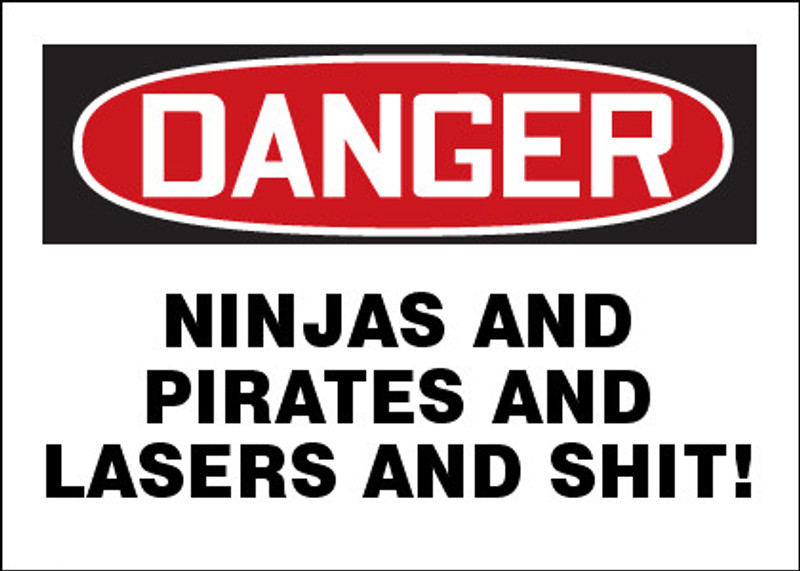 Danger Ninjas And Pirates And Lasers And Shit!