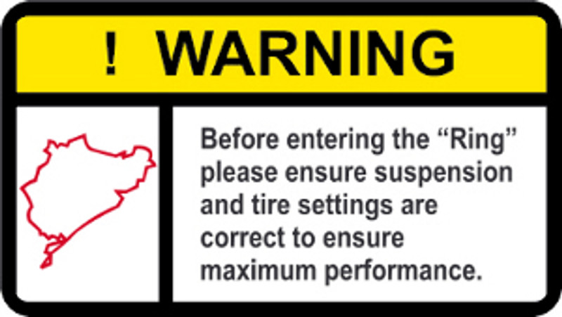 JDM Warning Before Entering The Ring Sticker