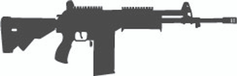 H&K 416 Rifle Decal