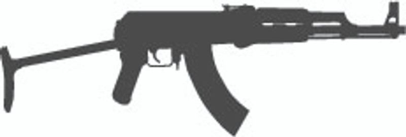 AK47 Rifle Decal