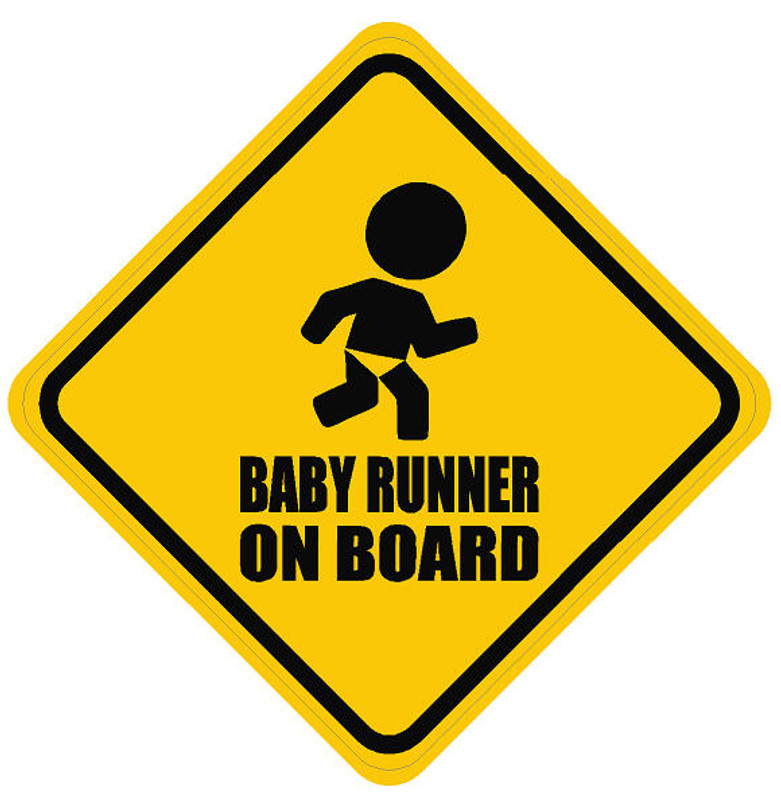 Baby Runner On Board Sticker