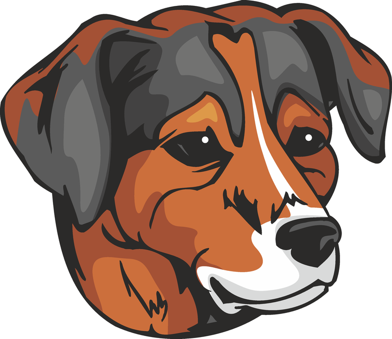 Danish Swedish Farmdog Dog Sticker