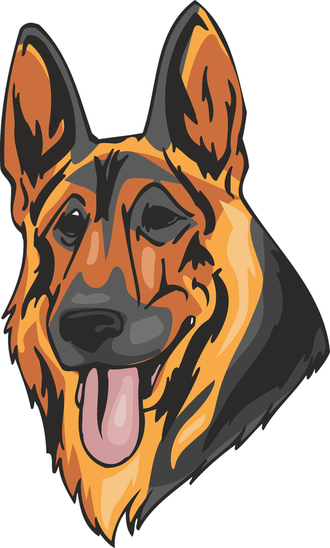 German Shepherd Dog Sticker