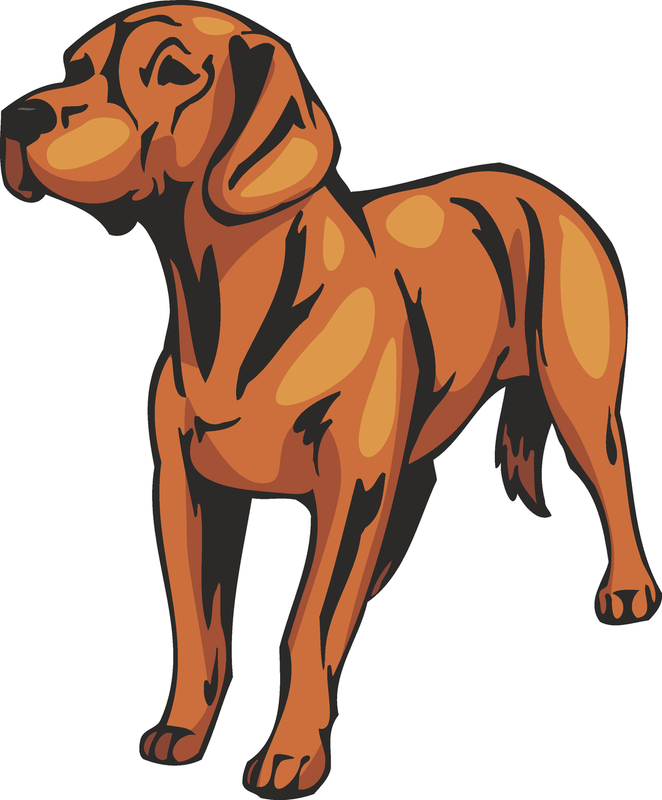 Hanover Hound Dog Sticker