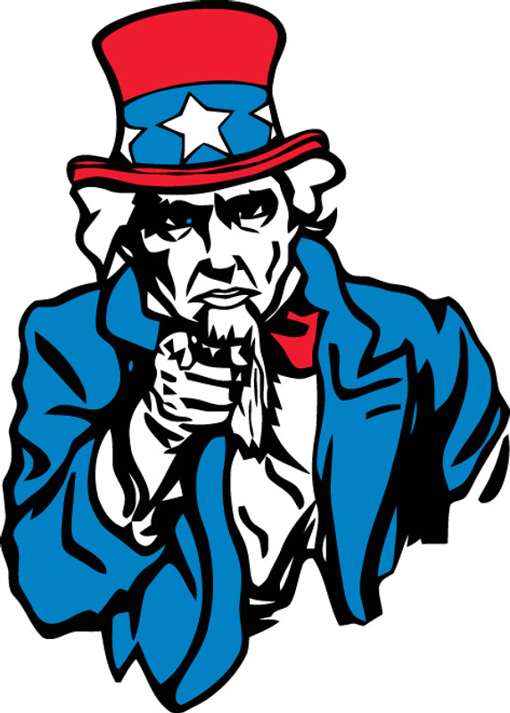Uncle Sam Sticker