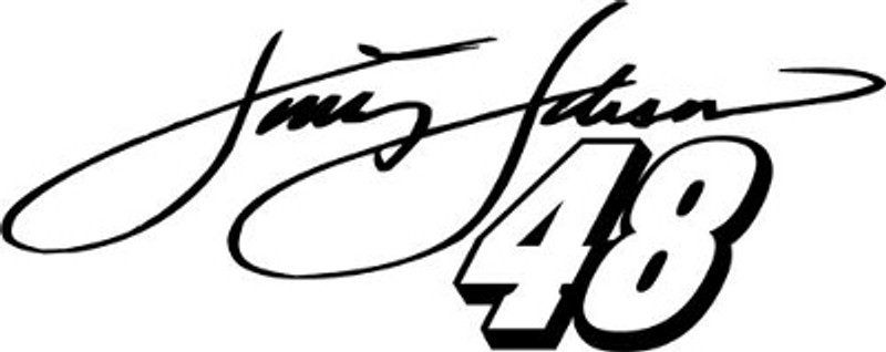 Jimmy Johnson #48 Racing Decal