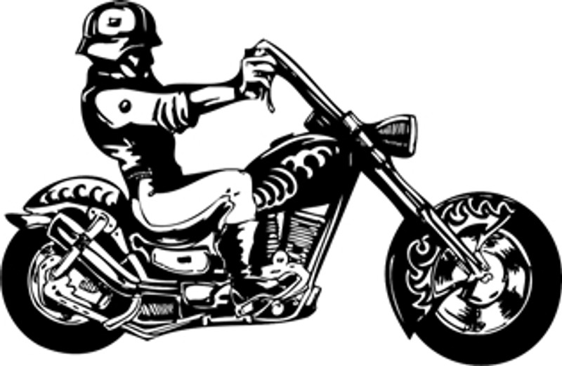 Iron Man Motorcycle Decal -