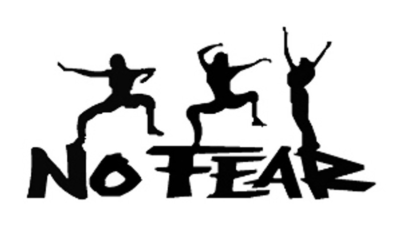 No Fear Martial Arts Decal