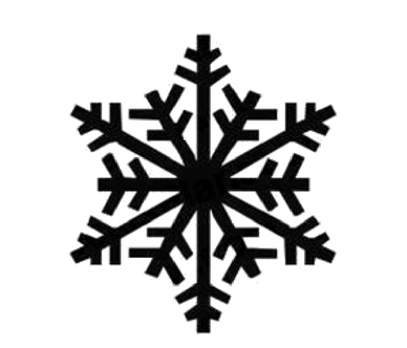 Snowflake Decal