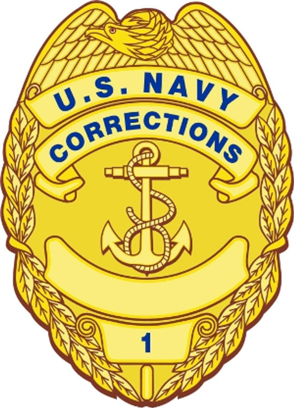 US Navy Corrections Badge