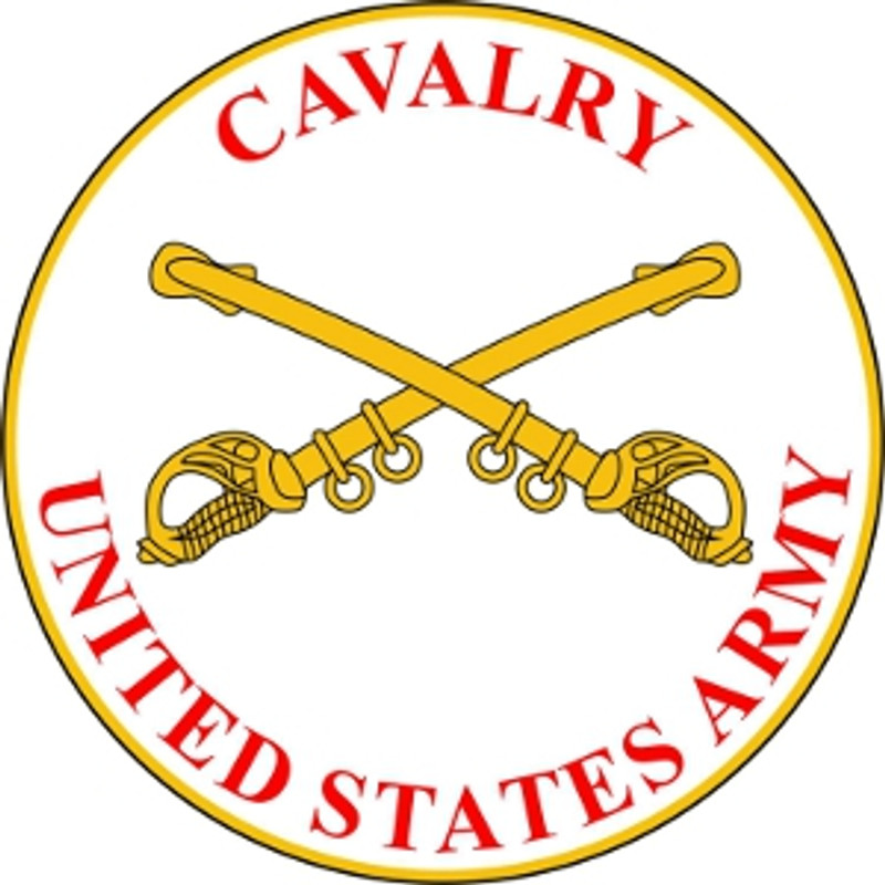 USA Army Cavalry Branch Plaque