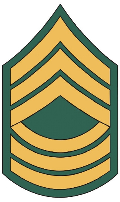 Army Master Sergeant Rank Decal