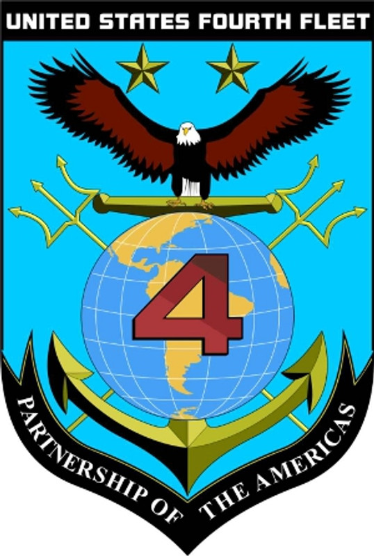 US Navy 4th Fleet Emblem