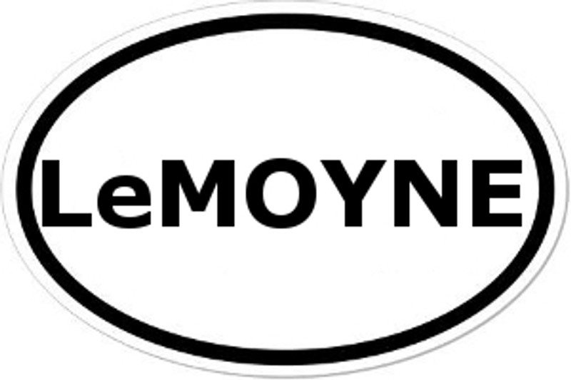LeMoyne Oval Bumper Sticker