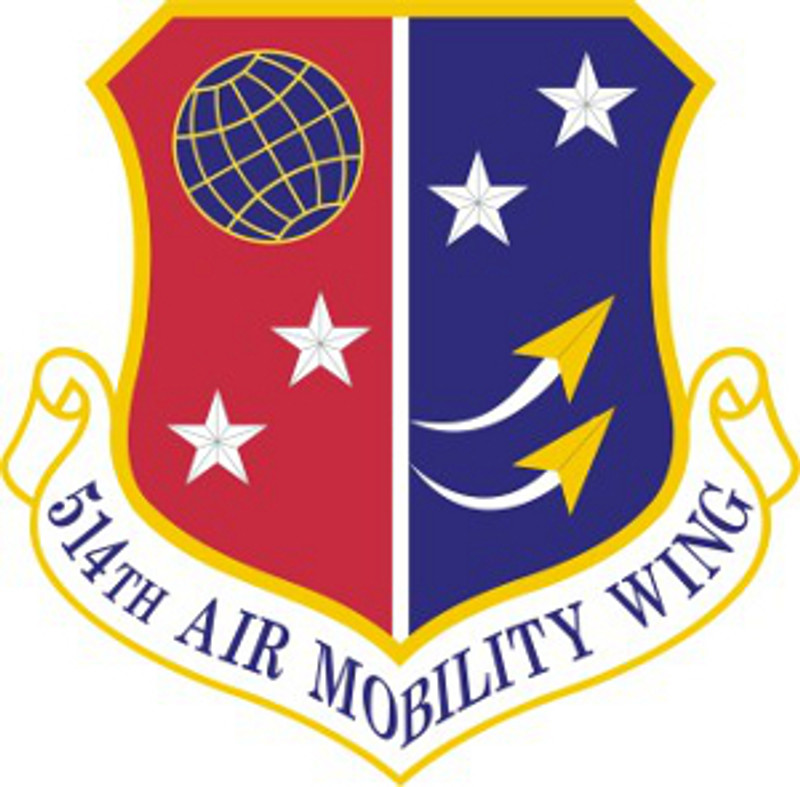 USAF 514th Air Mobility Wing Shield