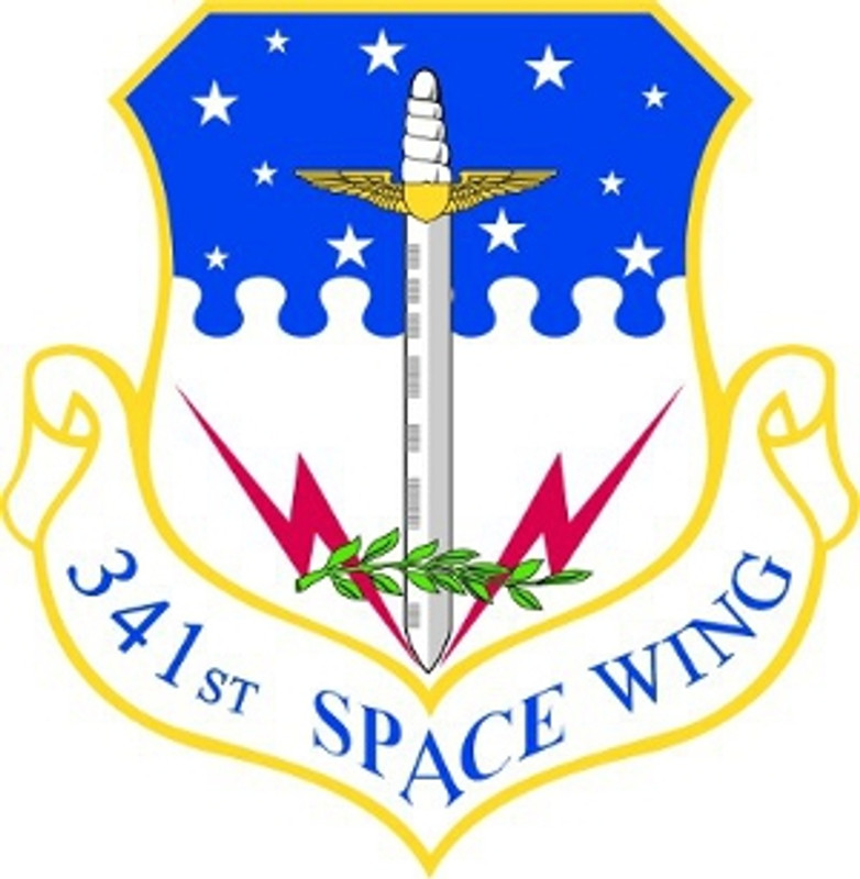 USAF Air Force 341st Space Wing Shield