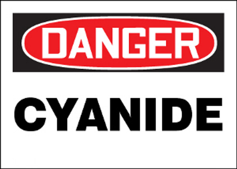 Danger Cyanide Sign